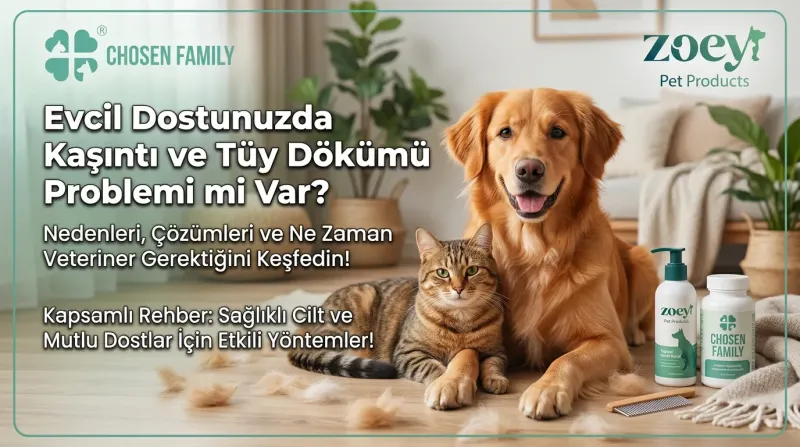 Aşırı Tüy Dökülmesi ve Cilt Kaşıntısı: Evcil Dostunuza Çözüm Rehberi