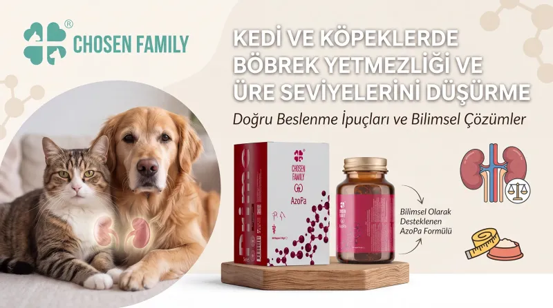 Böbrek Yetmezliği Olan Kedi ve Köpeklerde Üre Nasıl Düşürülür? CHOSEN FAMILY ve ZOEY ile Destek