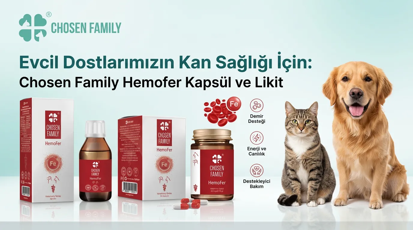 Supporting Pet Blood Health: Chosen Family Hemofer Capsules & Liquid