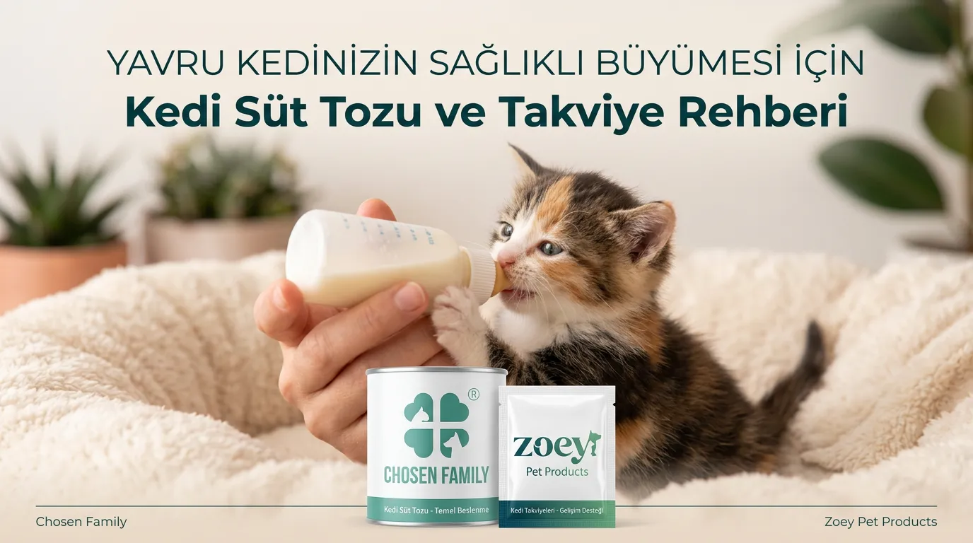 Yavru Kedinizin Sağlıklı Büyümesi İçin Kedi Süt Tozu ve Takviye Rehberi