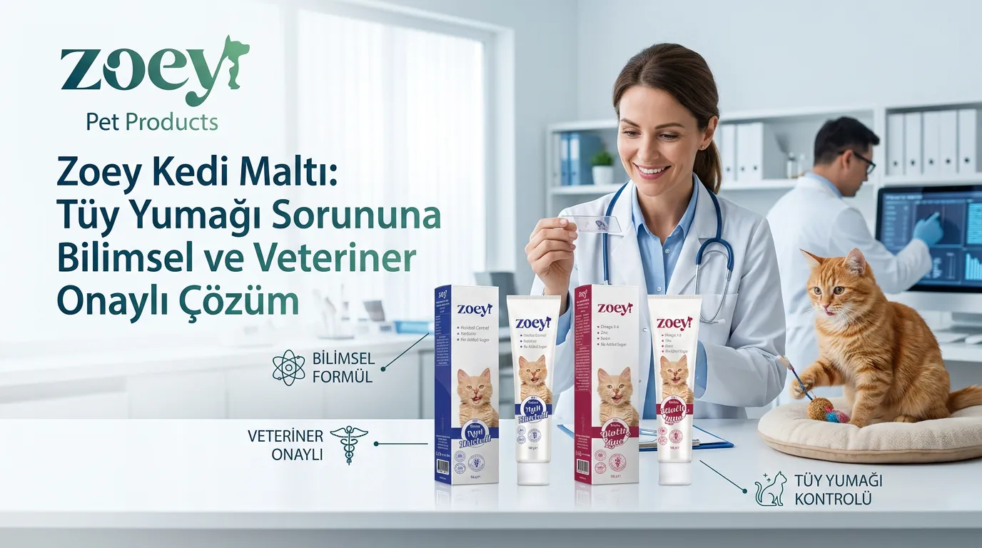 Zoey Kedi Maltı: Tüy Yumağı Sorununa Bilimsel ve Veteriner Onaylı Çözüm