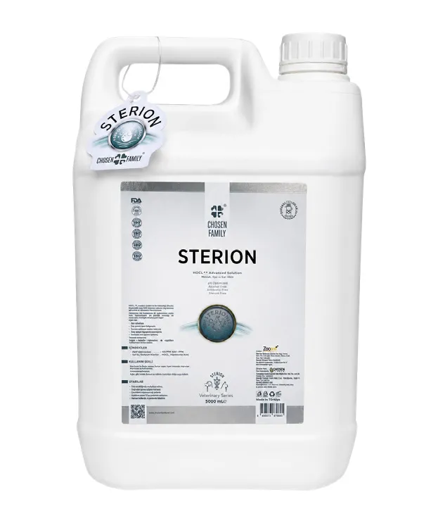 Chosen Family Sterion Kedi ve Köpek Ağız, Göz, Kulak ve Deri Bakım Solüsyonu (5 L)