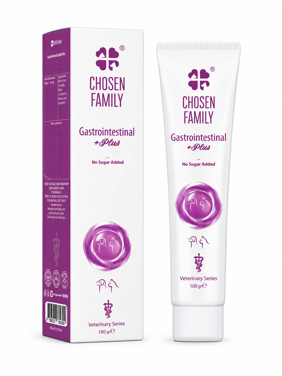 Chosen Family Gastrointestinal +Plus Kedi ve Köpek Sindirim Desteği Malt Macunu (100 gr)