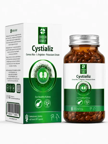 Chosen Family Cystializ Urinary Tract Support for Cats & Dogs (30 Capsules)