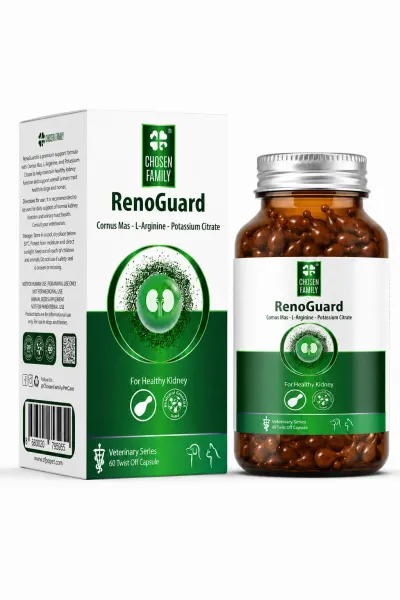 Chosen Family Renoguard Kedi ve Köpek Böbrek & Üriner Sistem Desteği (30 Kapsül)