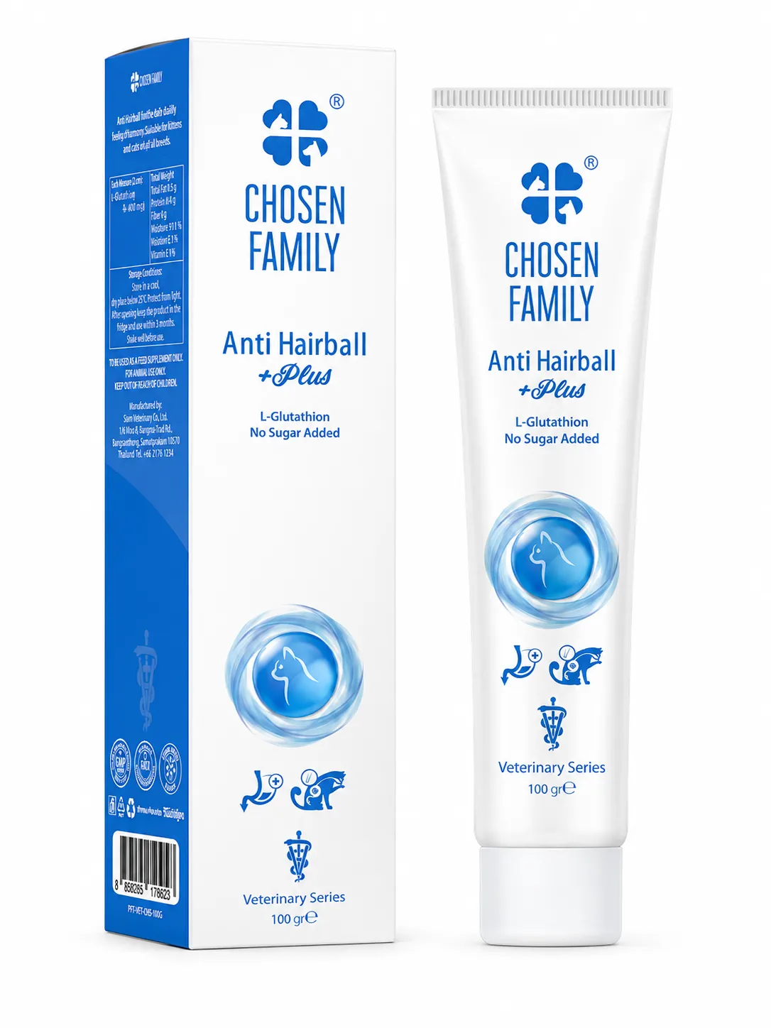 Chosen Family Anti-Hairball Plus Kedi Tüy Yumağı Önleyici Malt Macun (100 gr)