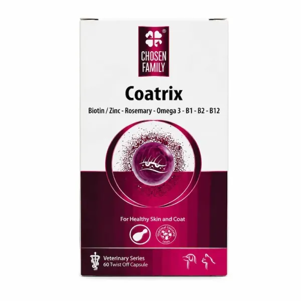 Chosen Family Coatrix Kedi ve Köpek Deri & Tüy Desteği (Twist-Off Kapsül)