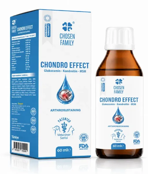 Chosen Family Chondro Effect Liquid Joint & Cartilage Support for Cats & Dogs (60 ml)