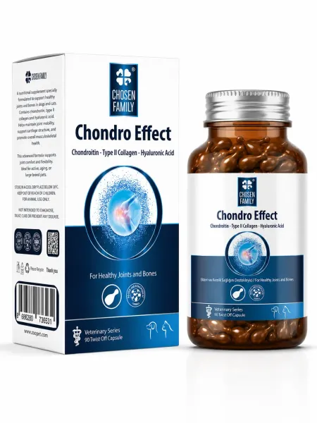 Chosen Family Chondro Effect Kedi ve Köpek Eklem & Kıkırdak Desteği (30 Kapsül)