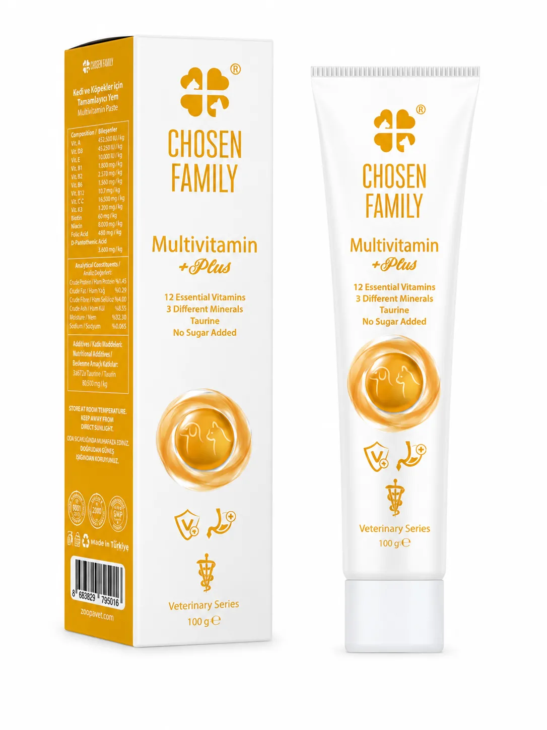 Chosen Family Multivitamin +Plus Macun Kedi ve Köpekler İçin (100 gr)