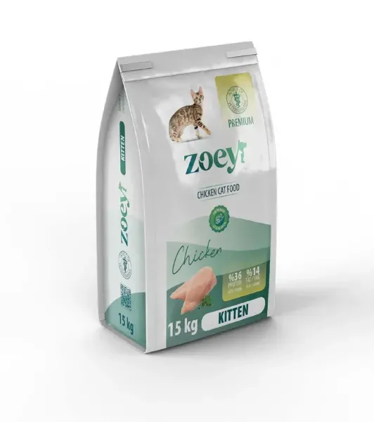 Zoey Tavuk Etli Yavru Kedi Kuru Maması