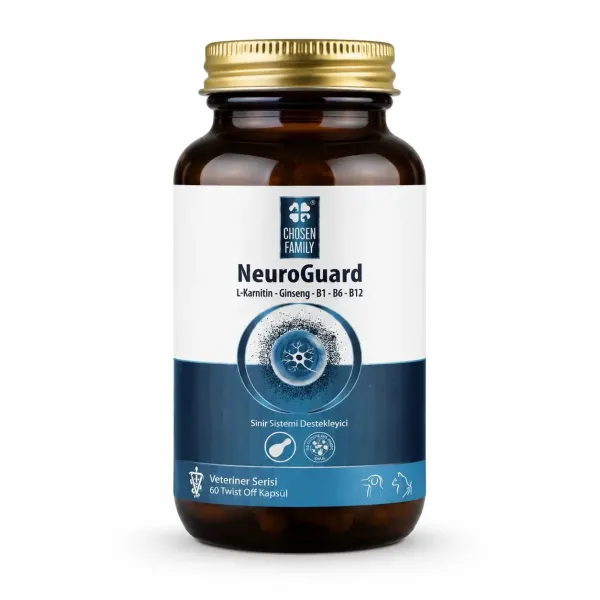 Chosen Family Neuroguard Kedi ve Köpek Sinir Sistemi Desteği (30 Kapsül)