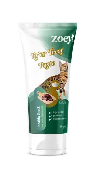 Zoey Liver Treat Paste Kedi Ödül Macunu Karaciğer Destekli (75 gr)
